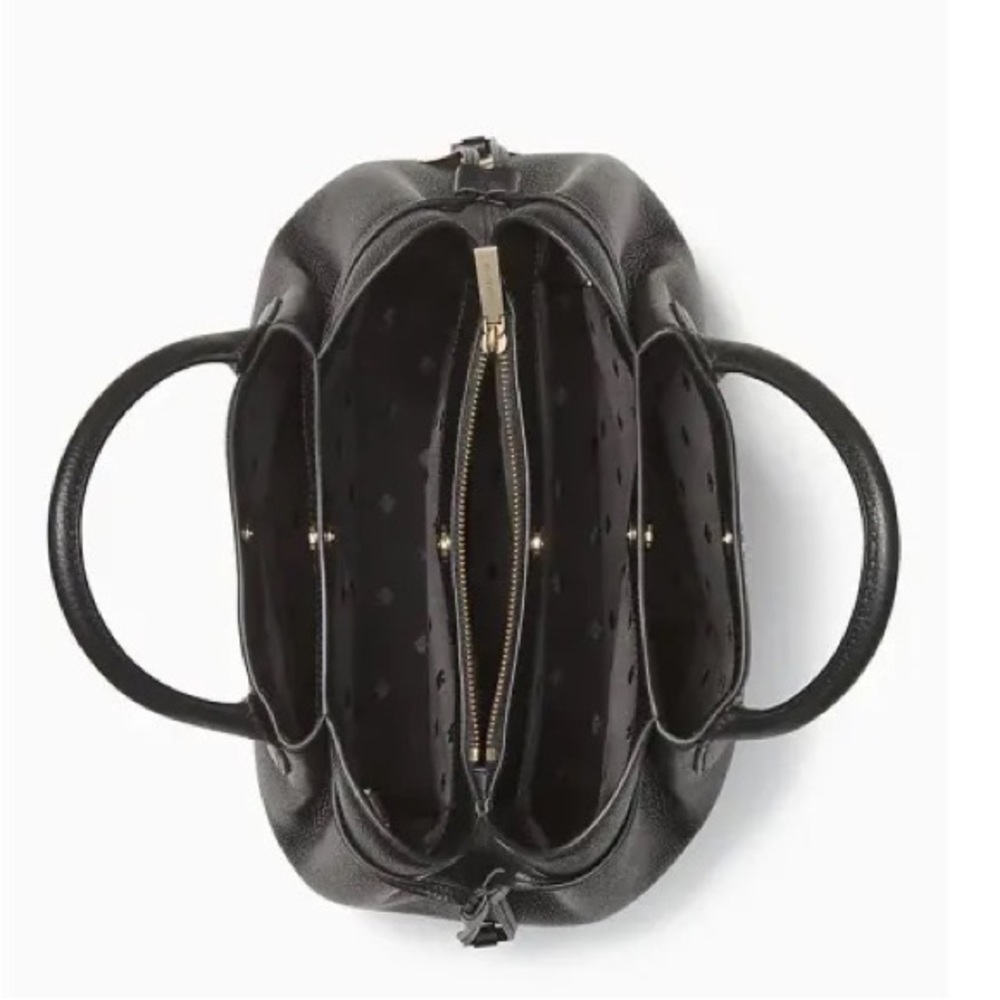 Kate Spade Dumpling Large Satchel In Black - Picture 10 of 14